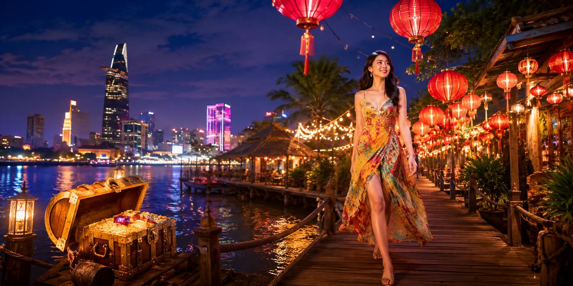 Không khí sôi động tại chợ đêm TP. Hồ Chí Minh với cá cược thể thao và casino