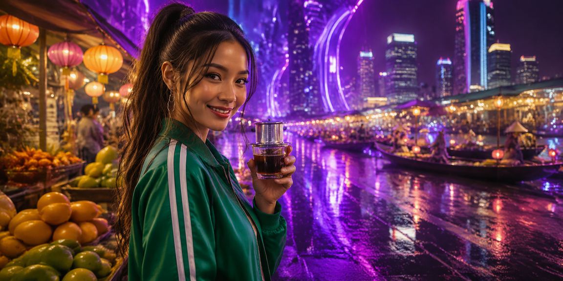 Người dùng vùng Mekong thưởng thức cà phê và truy cập casino trực tuyến